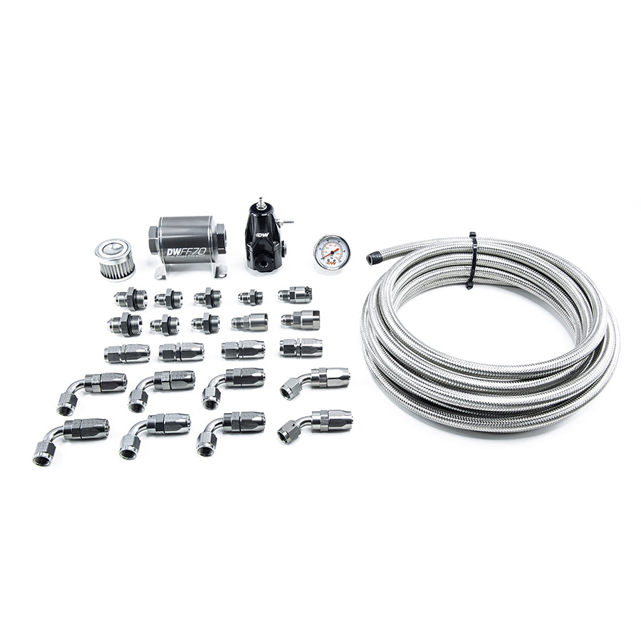 DeatschWerks DW400 Pump Module Return Plumbing Kit SS CPE for 2001-15 Honda Civic
