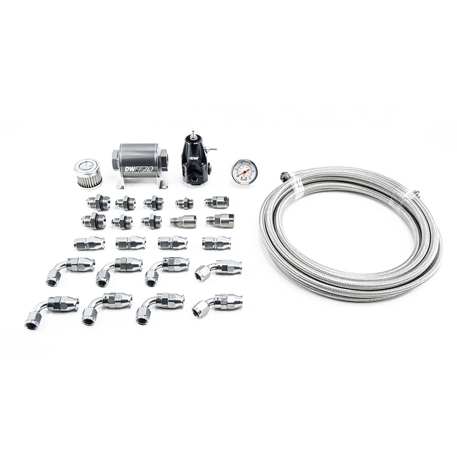 DeatschWerks DW400 Pump Module Return Plumbing Kit SS PTFE for 2001-15 Honda Civic