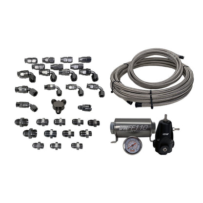 DeatschWerks X2 Series Pump Module CPE Plumbing Kit for 2008+ Subaru