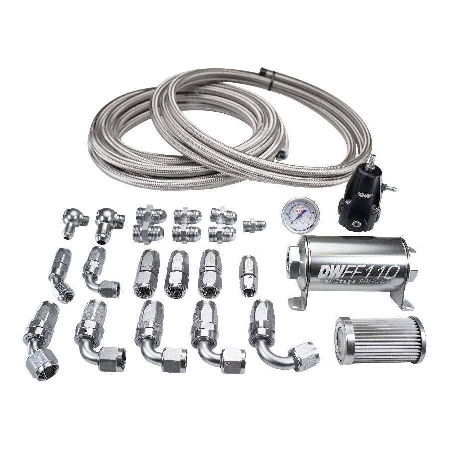 DeatschWerks X2 Pump Module CPE Plumbing Kit for 92-00 Honda Civic & 94-01 Acura Integra