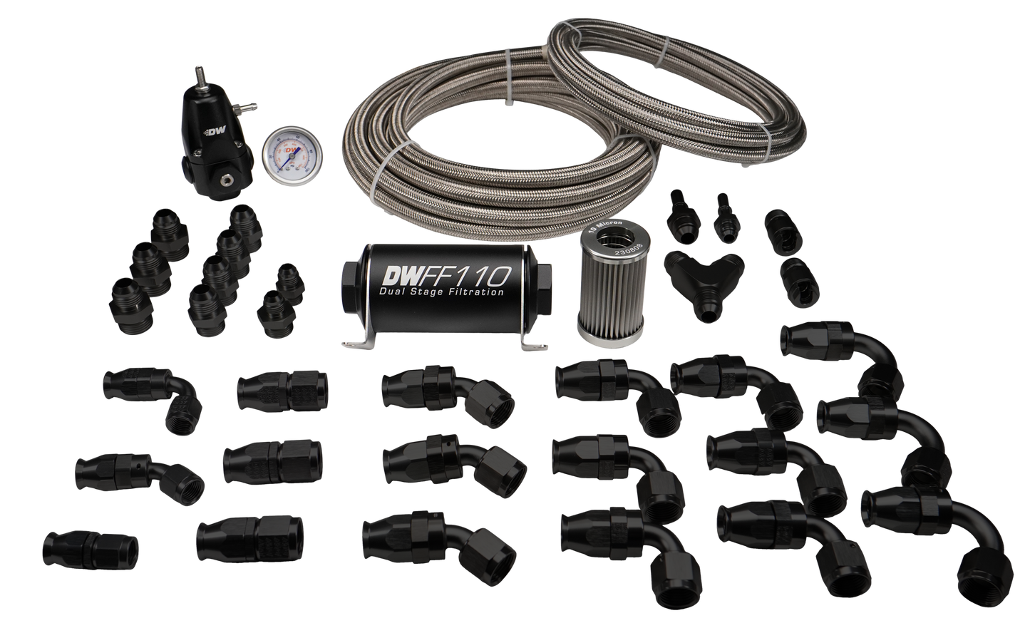 DeatschWerks PTFE A90 Supra and BMW M3/M4 Return Plumbing kit