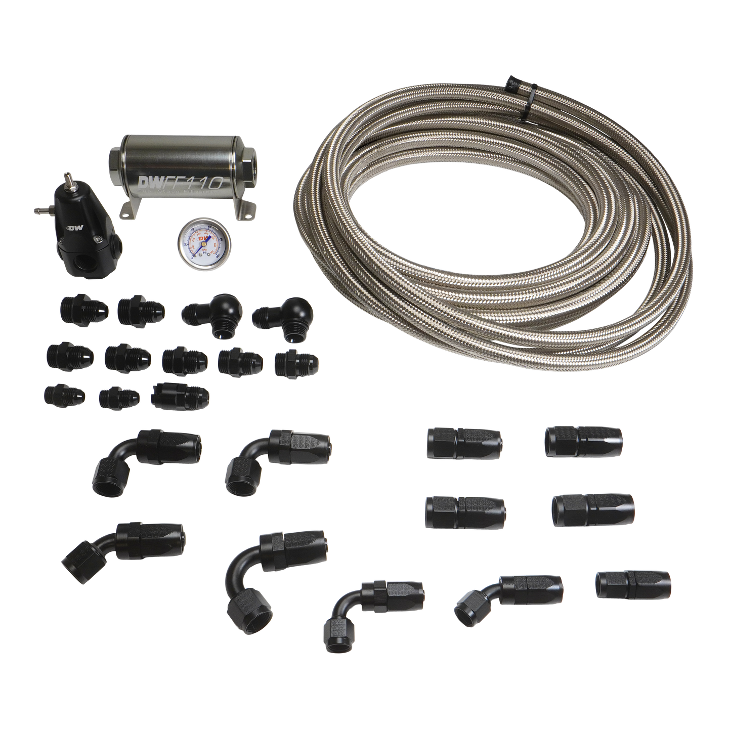 DeatschWerks 1992-2006 BMW 3-Series E36/E46 8AN CPE Stainless Plumbing Kit