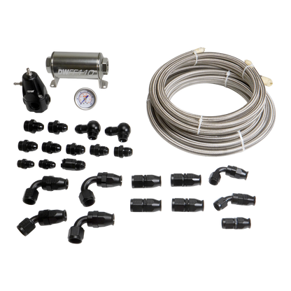 DeatschWerks 1992-2006 BMW 3-Series E36/E46 8AN PTFE Stainless Plumbing Kit