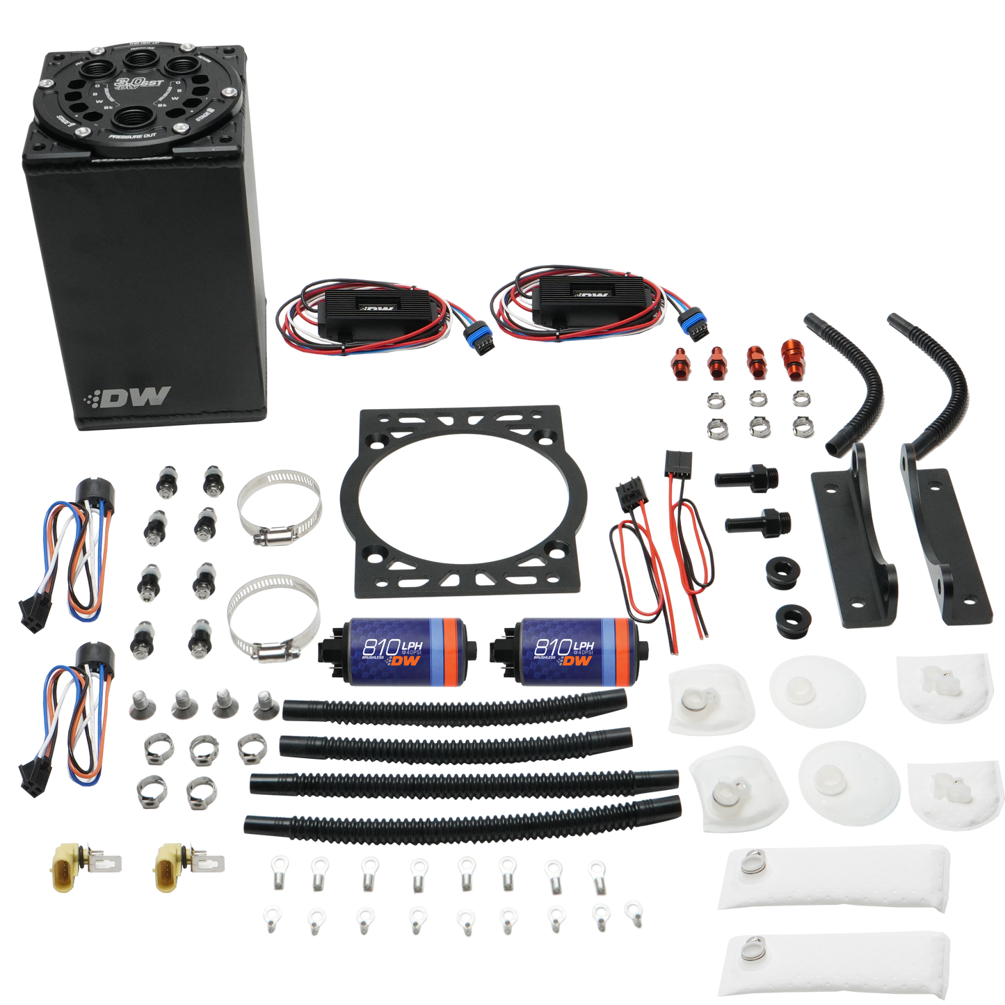 DeatschWerks 3.0L Surge Tank w/ Dual DW810 Brushless Pumps