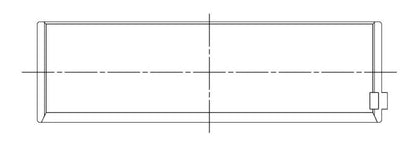 ACL Ford 377ci Cleveland Stroker (using Chevy Con Rods) Standard Trimetal Rod Bearing Set 8B927H-STD 8B927H-STD Technical Drawing
