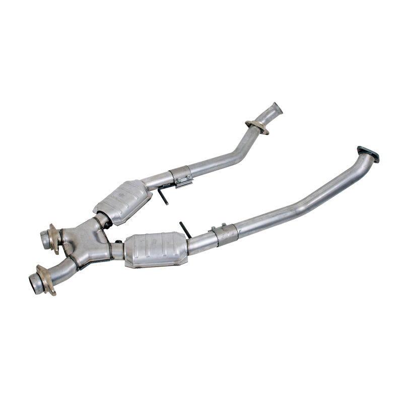 BBK 96-98 Mustang 4.6 GT High Flow X Pipe With Catalytic Converters - 2-1/2 1666 1666 Photo - Primary