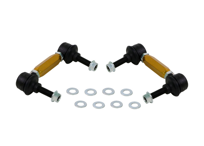 Whiteline Sway Bar Link Kit Heavy Duty Adj Steel Ball Audi A3 2006-2012 KLC141 Photo - Close Up