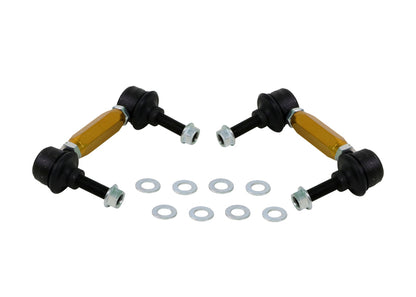 Whiteline Sway Bar Link Kit Heavy Duty Adj Steel Ball Audi A3 2006-2012 KLC141 Photo - Close Up