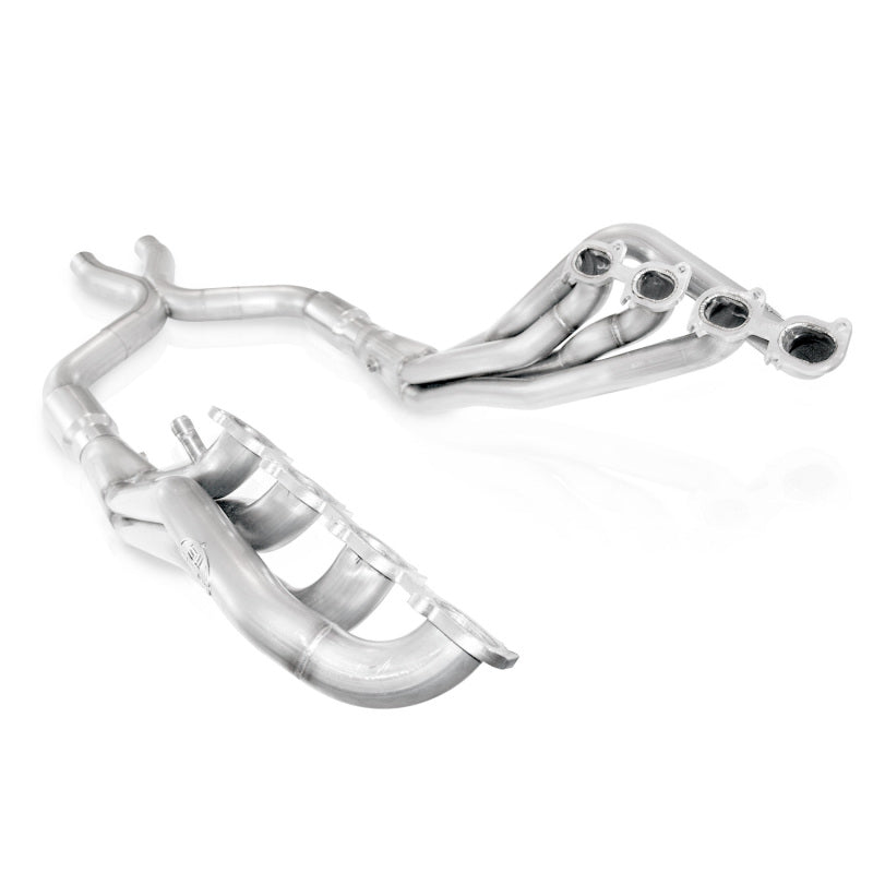 Stainless Works 2007-14 Shelby GT500 Headers 1-7/8in Primaries High-Flow Cats X-Pipe GT145HCAT GT145HCAT Photo - Primary