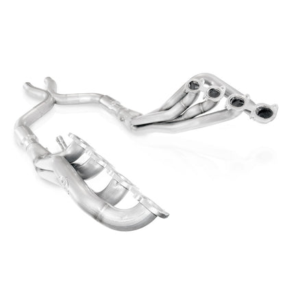 Stainless Works 2007-14 Shelby GT500 Headers 1-7/8in Primaries High-Flow Cats X-Pipe GT145HCAT GT145HCAT Photo - Primary