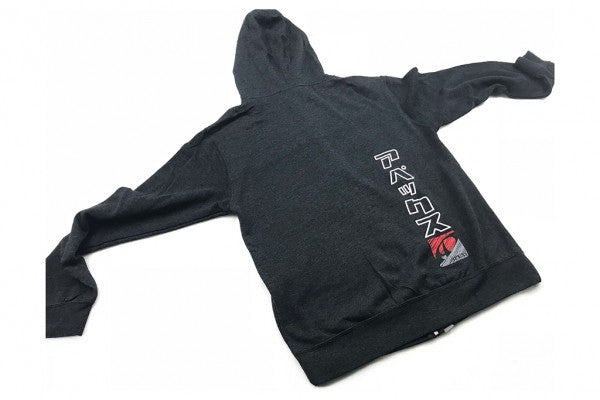 A'PEXi Cursive Zip-up - Hoodie - Charcoal Heather Grey - **ON SALE**