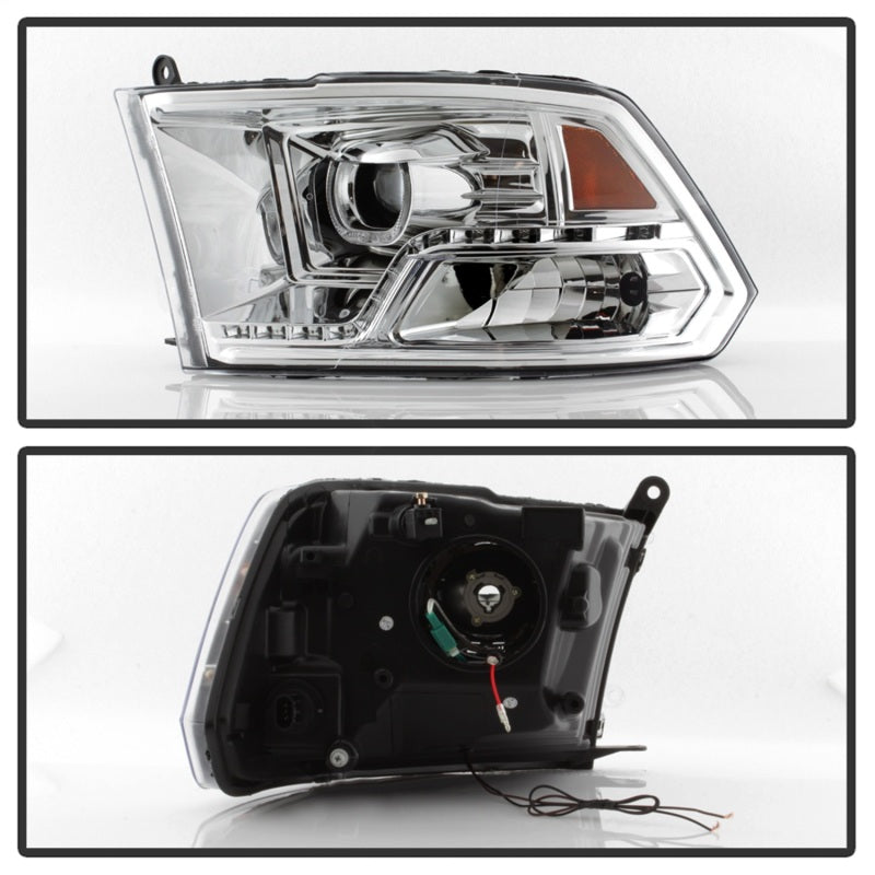 SPYDER xTune Dodge Ram 2009-2014 Halo LED Projector Headlights - Chrome PRO-JH-DR09-CFB-C 9036743 9036743 Photo - Unmounted