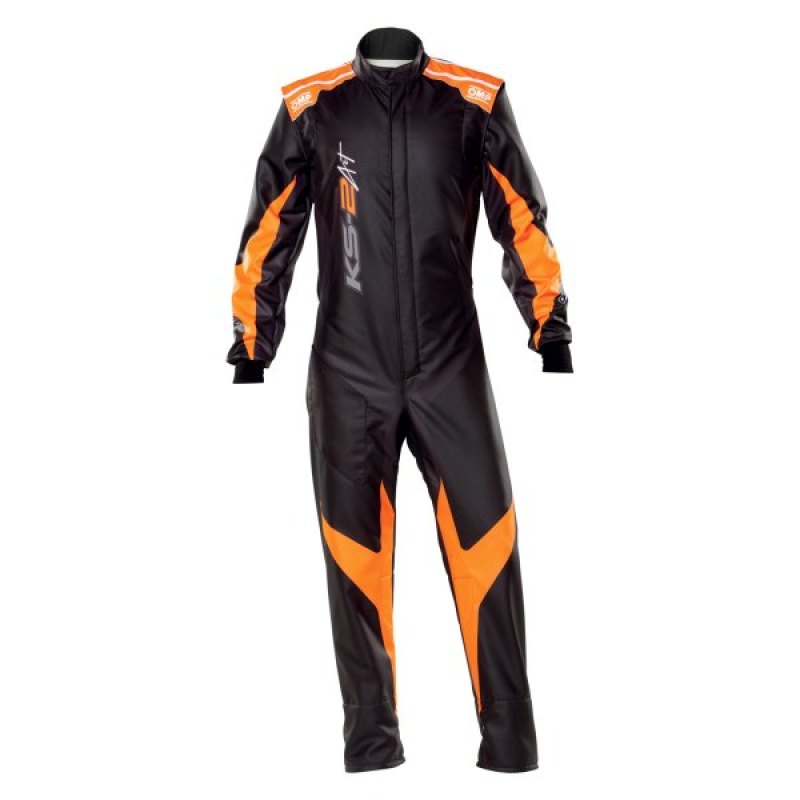 OMP KS-2 Art Suit Black/Orange - Size 130 (For Children) KA0-1729-AK1-179-130 KA0-1729-AK1-179-130 Photo - Primary