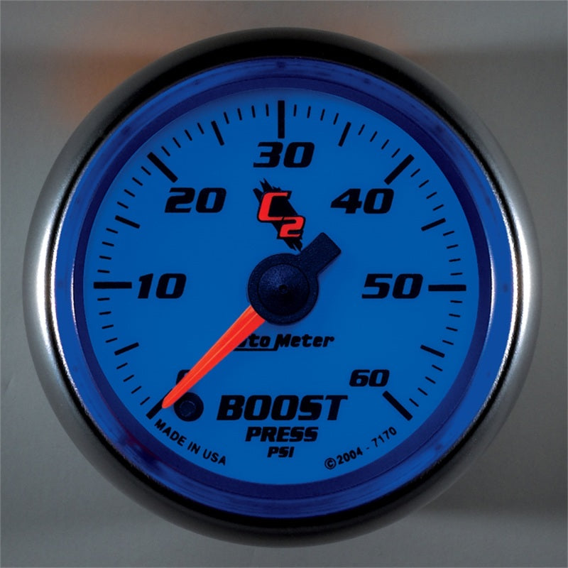 Autometer 2-1/16in C2/S Boost Gauge 60psi ATM7170 7170 User 2