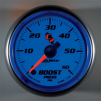 Autometer 2-1/16in C2/S Boost Gauge 60psi ATM7170 7170 User 2