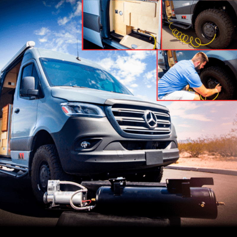 Kleinn Air Horns Kleinn 06-22 Mercedes Sprinter Onboard Air System MERC-OBA MERC-OBA Photo - Primary