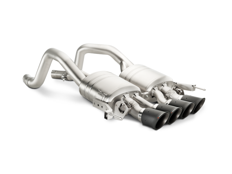 Akrapovic 14-17 Chevrolet Corvette Z06 (C7) Slip-On Line (Titanium) w/ Carbon Tips MTP-CO/TI/2 MTP-CO/TI/2 Photo - Primary