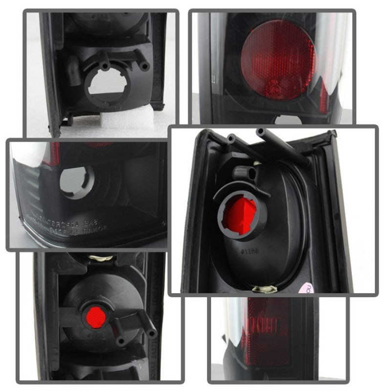 Spyder Nissan Hardbody 86-97 Euro Style Tail Lights Black Smoke ALT-YD-NH86-BSM 5078216 5078216 User 1