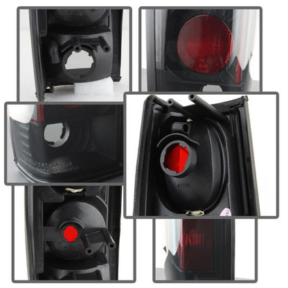 Spyder Nissan Hardbody 86-97 Euro Style Tail Lights Black Smoke ALT-YD-NH86-BSM 5078216 5078216 User 1