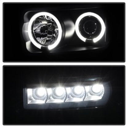 Spyder Ford F250/350 08-10 Projector Headlights LED Halo LED Blk Smke PRO-YD-FS08-HL-BSM 5078490 5078490 Photo - Unmounted