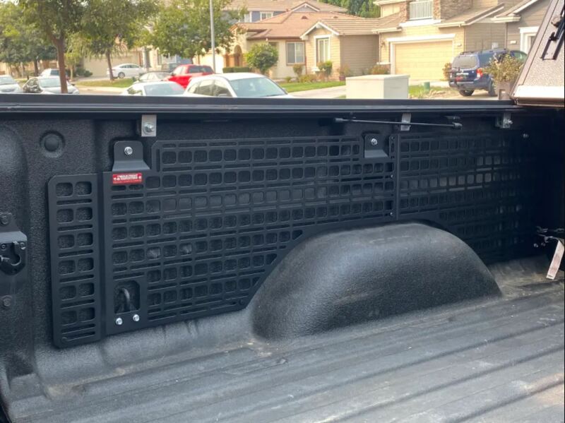 BuiltRight Industries 07-18 GM Silverado/Sierra 5ft9in/6ft4in Bed Bedside Rack System-Passenger Rear 102035 102035 Photo - Unmounted