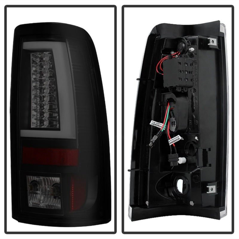 Spyder 03-06  Chevy Silverado (Does Not Fit Stepside) Version 2 LED Tail Lights - Black Smoke 5083272 5083272 Photo - Unmounted