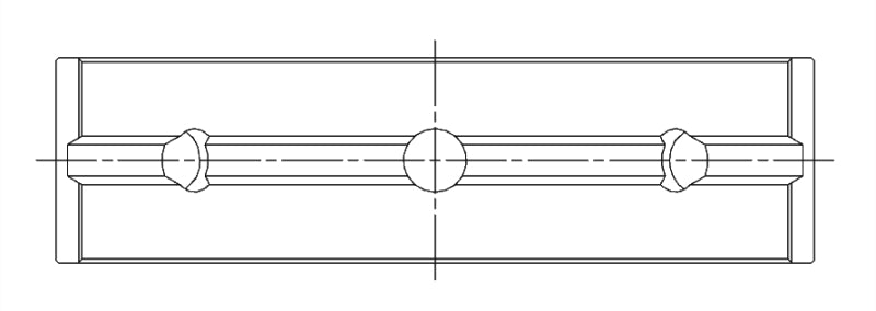 ACL Lexus V8 4.0L 1UZFE Standard Size Race Main Bearing Set 5M8088H-STD 5M8088H-STD Technical Drawing