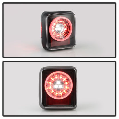Spyder 19-20 Jeep Wrangler - Full LED Tail Lights - Seq Turn Signal - Black ALT-YD-JW19-SEQ-BK 5086174 5086174 Photo - Unmounted