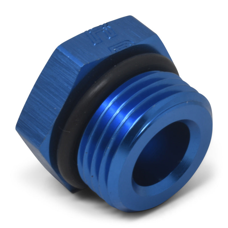 Russell -10 AN Straight Thread Plug Adapter (Blue Finish) 660290 Photo - out of package