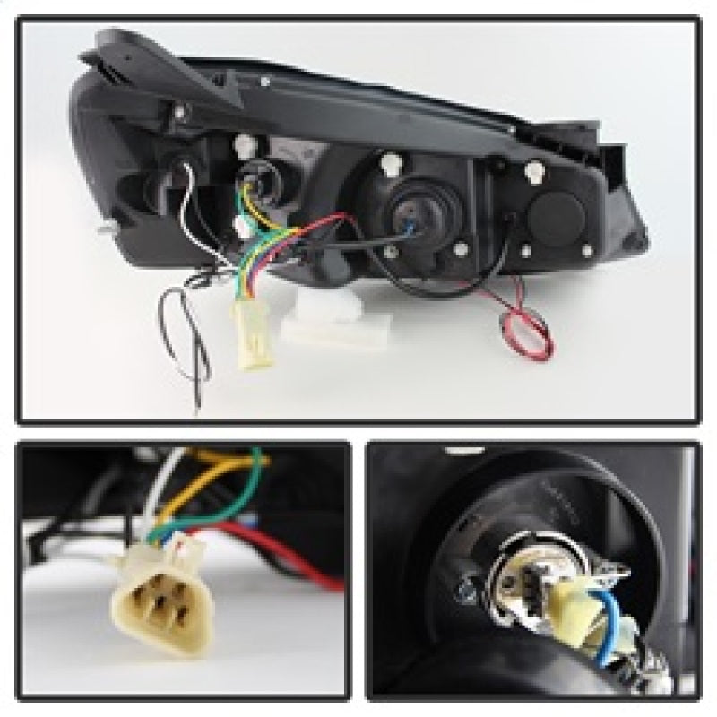 Spyder Pontiac G6 2/4DR 05-08 Projector Headlights LED Halo LED Blk Smke PRO-YD-PG605-HL-BSM 5078612 5078612 Photo - Unmounted