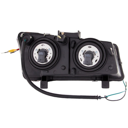 Anzo 2003-2006 Chevrolet Silverado 1500 Projector Headlights w/ U-Bar Black 111312 Photo - Unmounted