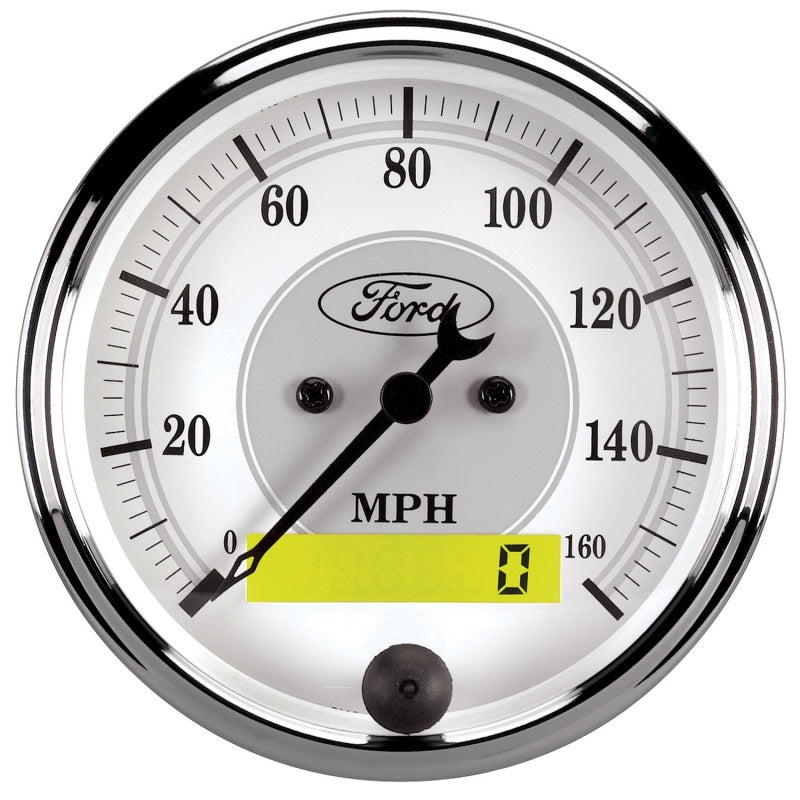 AutoMeter Gauge Speedometer 3-1/8in. 160MPH Elec. Prog. W/ Lcd Odo Ford Masterpiece 880355