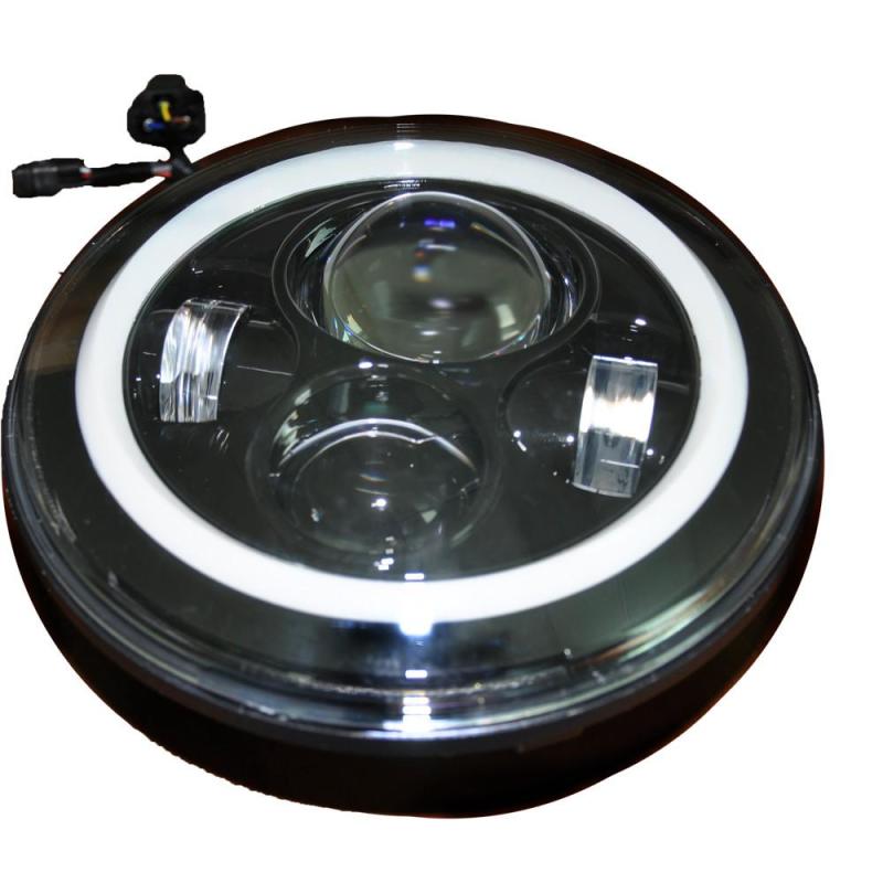 DV8 Offroad 07-18 Jeep Wrangler JK LED Projector Headlights HL7JK-01 HL7JK-01 Photo - Close Up