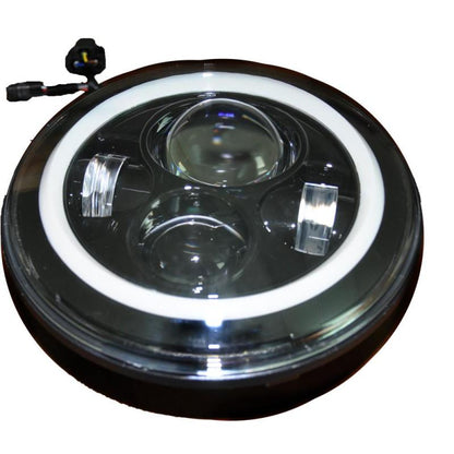 DV8 Offroad 07-18 Jeep Wrangler JK LED Projector Headlights HL7JK-01 HL7JK-01 Photo - Close Up