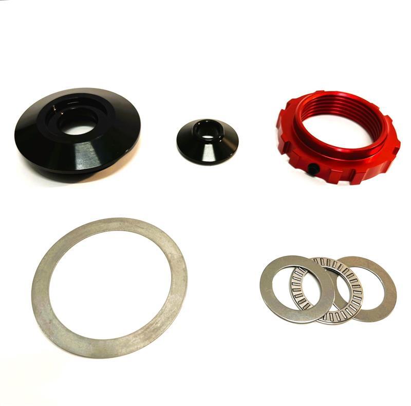 QA1 2.205-8 TPI Coilover Conversion Kit 2.5in ITT Strut - Red Anodized Nut COK113 COK113 Photo - Primary