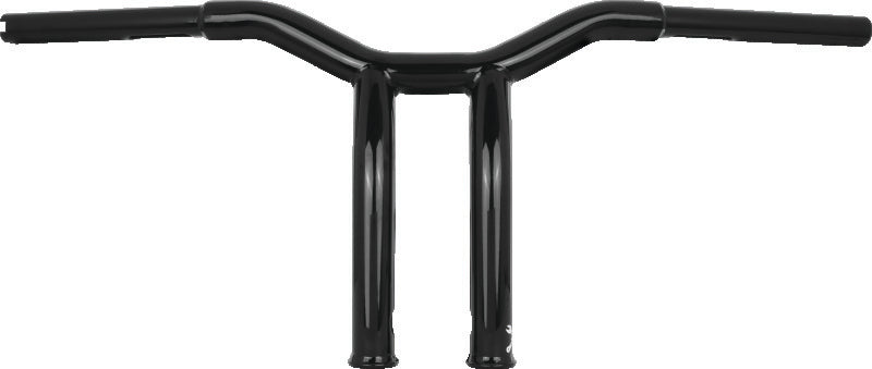 Burly Brand Dominator Raked Bar 10in - Gloss Black B12-6051B B12-6051B Photo - Primary