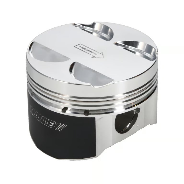 Manley Mitsubishi 4G63/4G63T 86mm (+1mm) 10/10.5:1 CR -2.5cc Flat Top E/D Piston Set w/Rings 606210CE-4