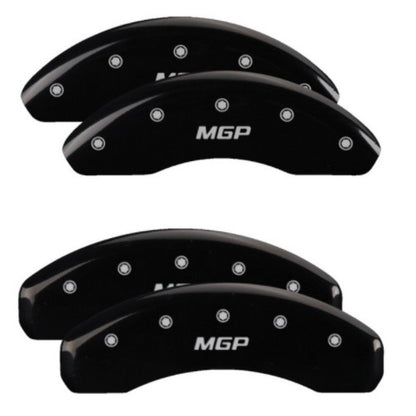MGP 4 Caliper Covers Engraved Front & Rear MGP Black Finish Silver Char 2019 Toyota CH-R 16239SMGPBK 16239SMGPBK User 1