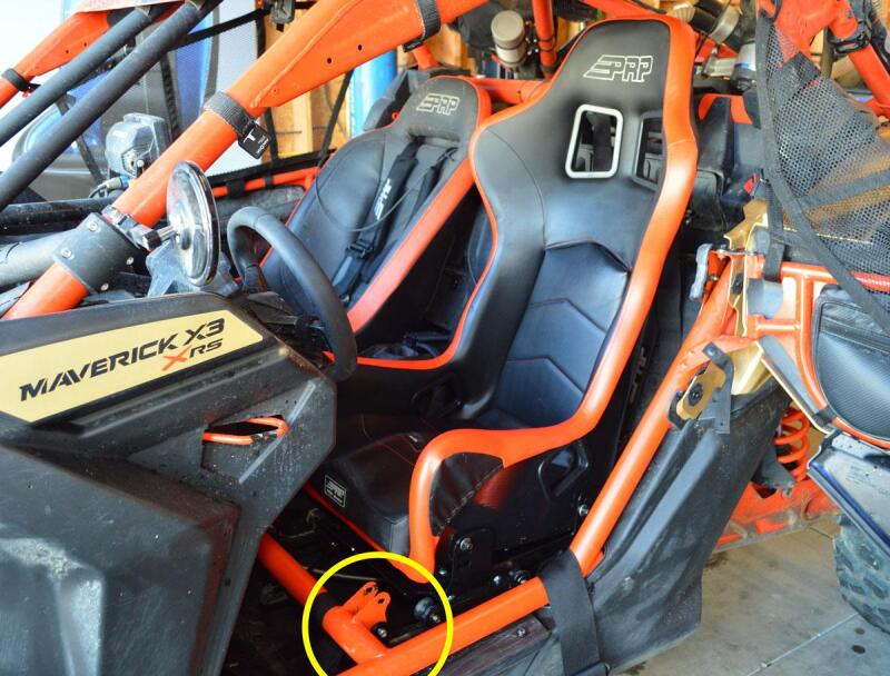 PRP Seats PRP Can-Am Maverick X3 Composite Seat Mounting Kit C58 C58 Photo - Close Up