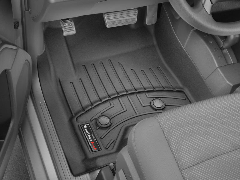 WeatherTech WT FloorLiner - Front - Blk Floor Mats Floor Mats - Rubber main image