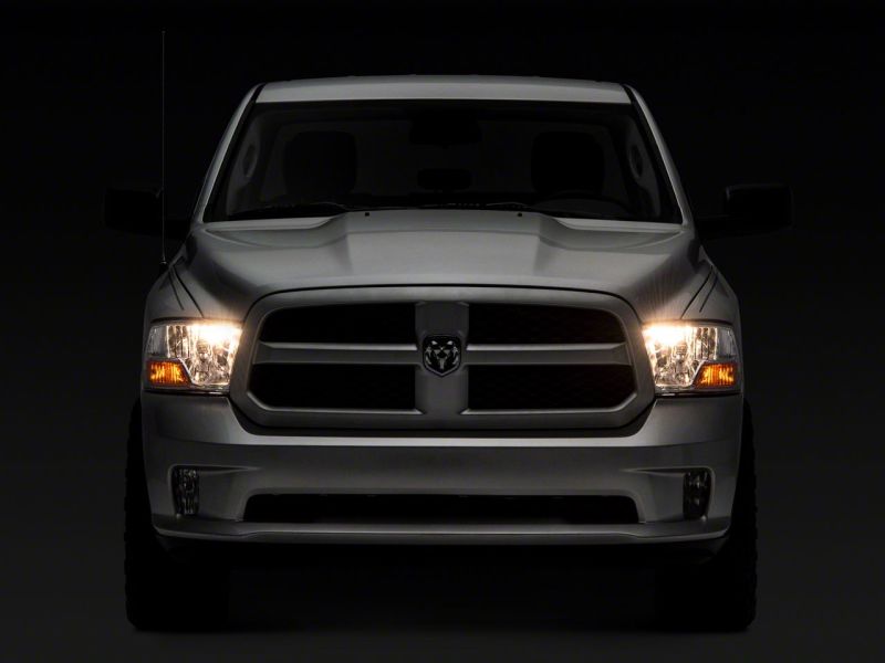 Raxiom 09-18 Dodge RAM 1500 Axial OEM Rep Headlights w/ Single Bulb- Chrome Housing (Clear Lens) R118018 R118018 Photo - Close Up