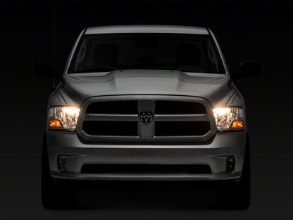 Raxiom 09-18 Dodge RAM 1500 Axial OEM Rep Headlights w/ Single Bulb- Chrome Housing (Clear Lens) R118018 R118018 Photo - Close Up
