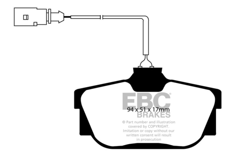 EBC Disc Brake Pad Set DP61445 Photo - Primary