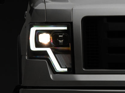 Raxiom 09-14 Ford F-150 G4 Projector Headlights- Black Housing (Clear Lens) T544003 T544003 Photo - Primary