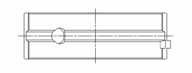 ACL Peugeot 4 1587cc (TU5) Race Series Standard Size Main Bearing Set 5M2797HX-STD 5M2797HX-STD Technical Drawing