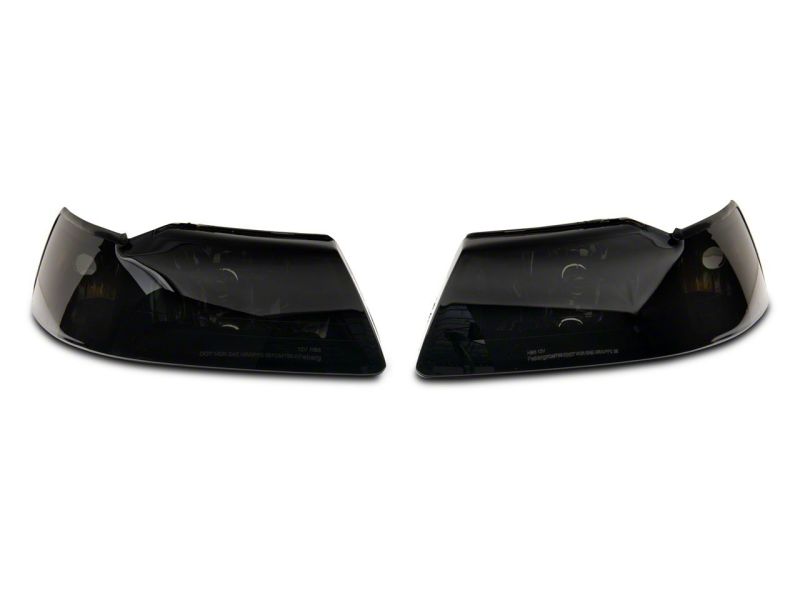 Raxiom 99-04 Ford Mustang Axial Series OEM Style Replacement Headlights- Blk Housing (Smoked Lens) 413420 413420 Photo - Close Up