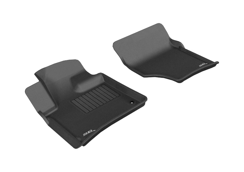 3D MAXpider 2007-2015 Audi Q7 Kagu 1st Row Floormat - Black L1AD02611509 L1AD02611509 Photo - Unmounted