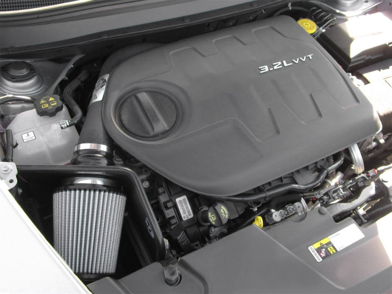 aFe Magnum FORCE Stage-2 Pro DRY S Cold Air Intake System: Jeep Cherokee 1 51-12462 Photo - Mounted