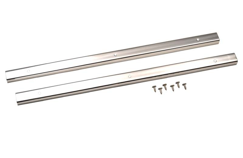 Kentrol 76-95 Jeep CJ7 Wrangler YJ Entry Guards Pair - Polished Silver 30416 30416 Photo - Primary