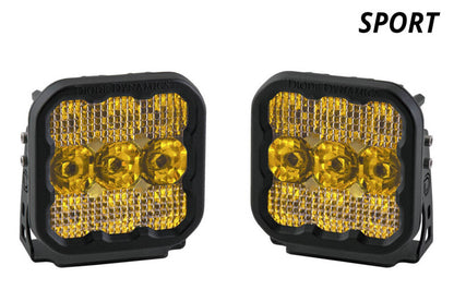 Diode Dynamics SS5 LED Pod Sport - Yellow Combo (Pair) DD6772P DD6772P User 1